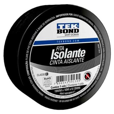Fita Isolante Uso Geral 19mmx10m Tekbond pacote Com 10