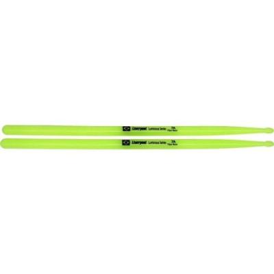 Baqueta Para Bateria Luminous Fiber Neon Verde 7A Liverpool PAR / 2