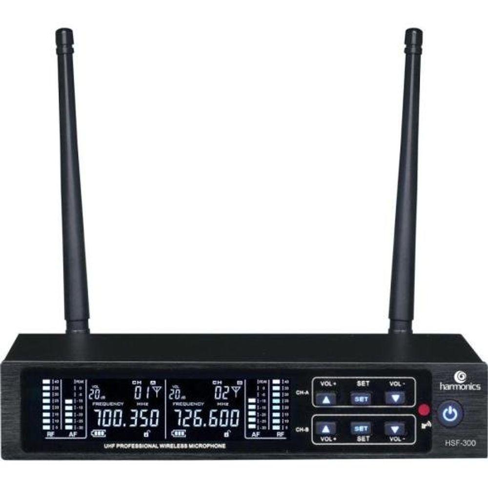 Microfone Sem Fio Harmonics HSF-300 Duplo - 3
