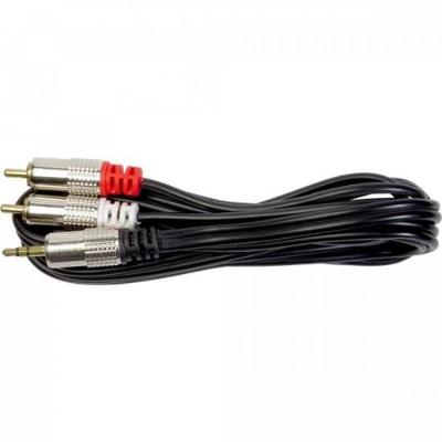 Cabo P2 Stereo Para 2RCA Metal 3m CBRC0028 Storm