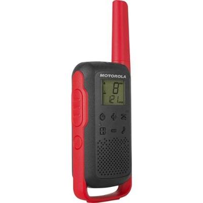 Rádio Comunicador Talkabout Motorola T210BR 32km Vermelho/Preto PAR / 2
