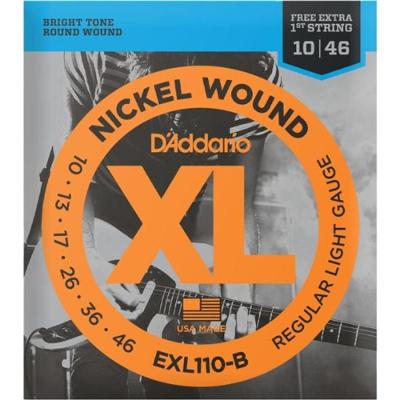 Encordoamento Para Guitarra .010-.046 XL Nickel EXL110-B D Addario Extra PL010