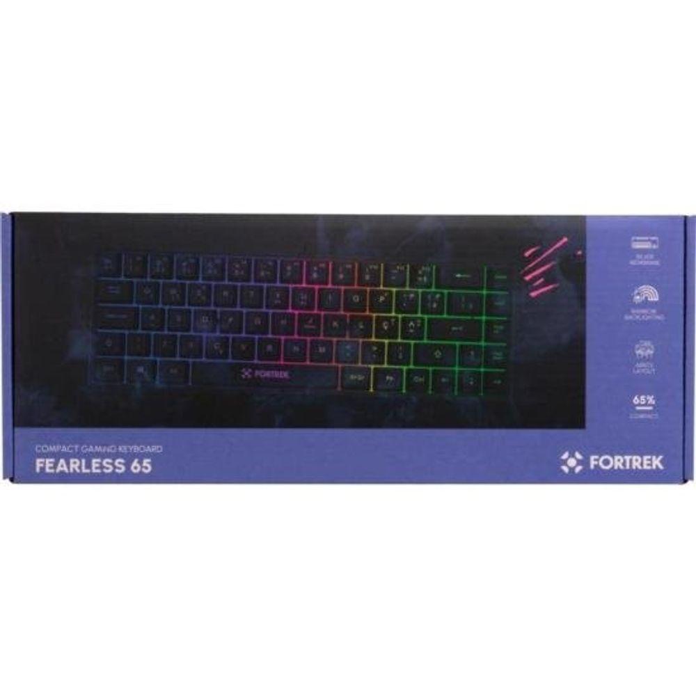 Teclado Gamer Fortrek Fearless 65 Compact Preto - 6