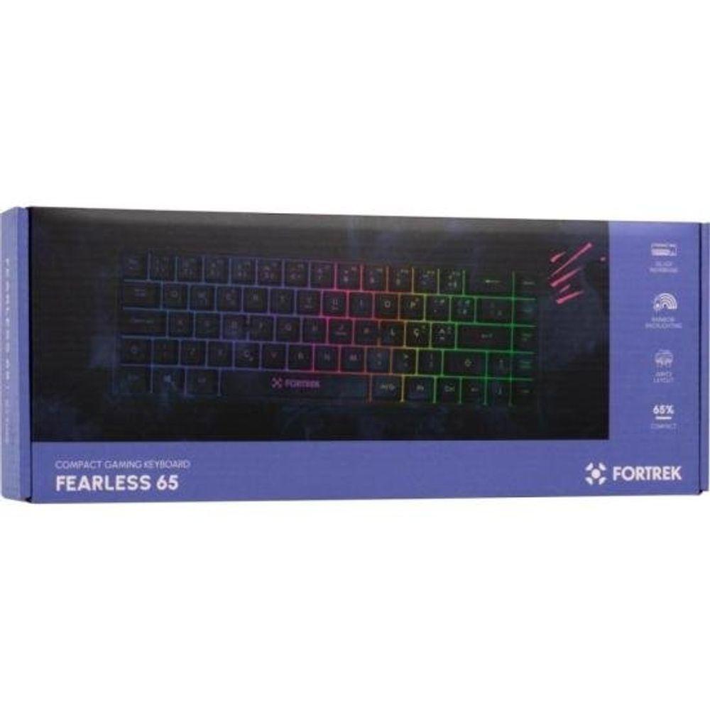 Teclado Gamer Fortrek Fearless 65 Compact Preto - 7
