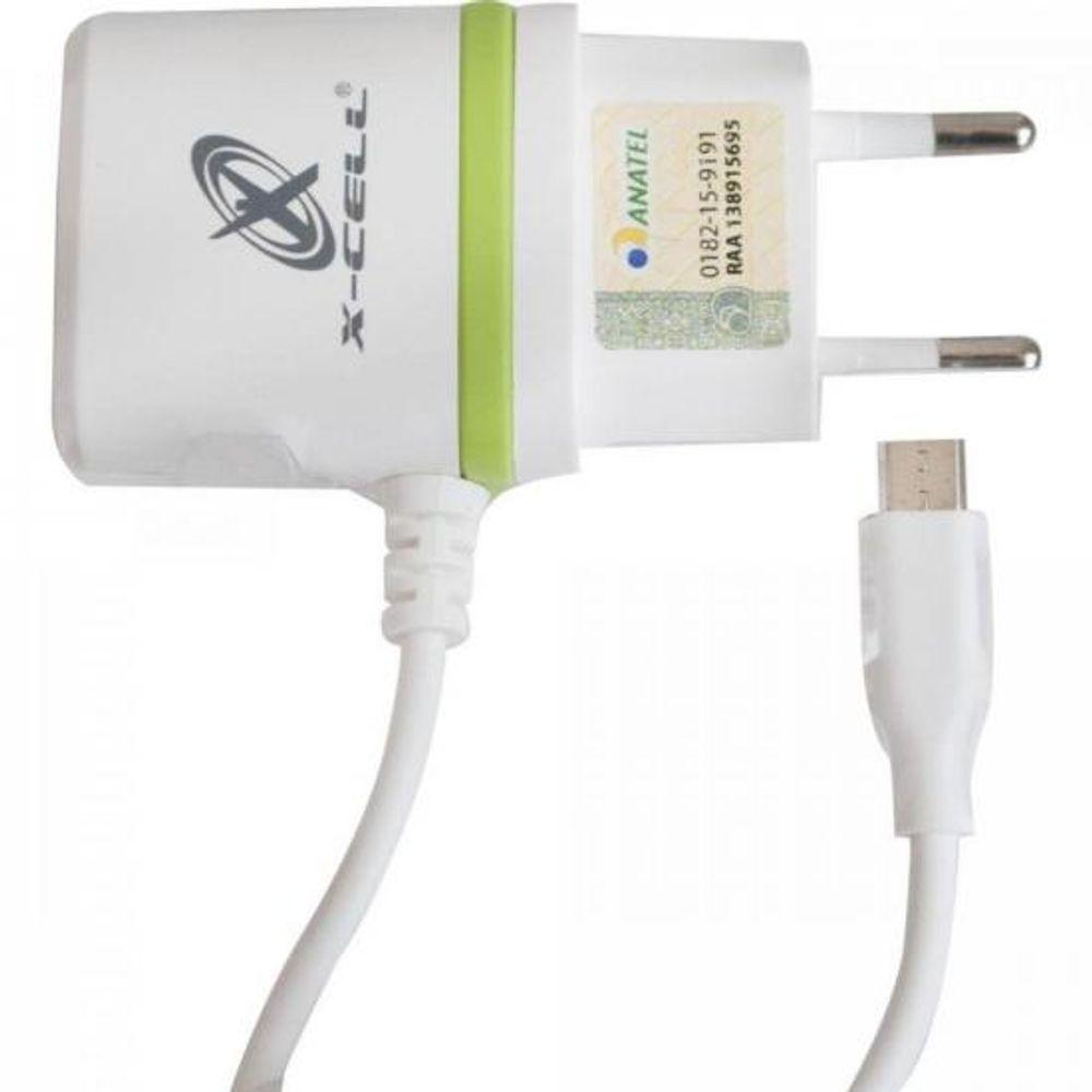 Carregador Ultra Micro USB XC-V8-GLX Branco X-Cell Flex - 1