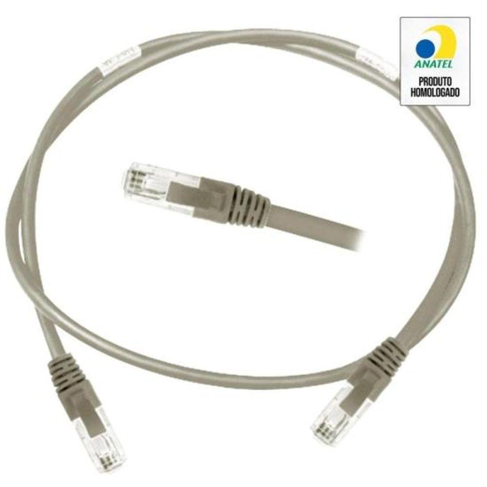 Patch Cord CAT.6 2,5m Cinza Nexans - 1