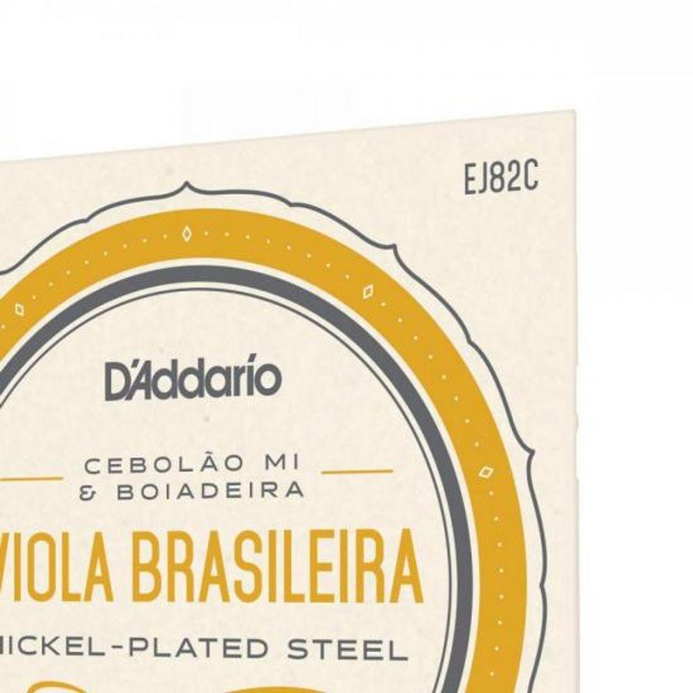 Encordoamento Para Viola Brasileira Cebolão MI/Boiadeira EJ82C D Addario - 3