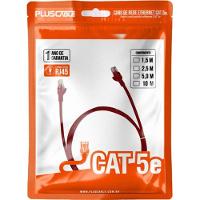 Patch Cord Cat6 5m Vermelho PlusCable - 3