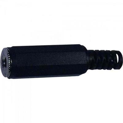 Plug J2 Fêmea Estéreo JCPD0002 Preto Storm pacote Com 10