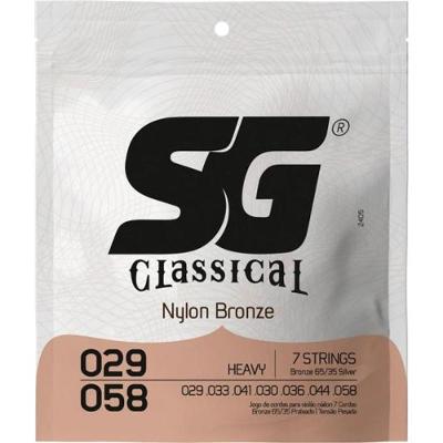 Encordoamento Para Violão Nylon 7 Cordas 0.29 Heavy SG