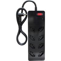 Filtro de Linha Com Proteção DPS 3P Energia 8 Clamper Preto - 1