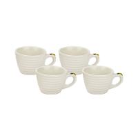 Xícara de Café em Porcelana Bee 90ml - Conjunto com 4 Unidades - 1