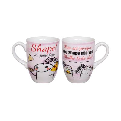 Caneca Meme Shape 300ml - Divertida e Estilosa