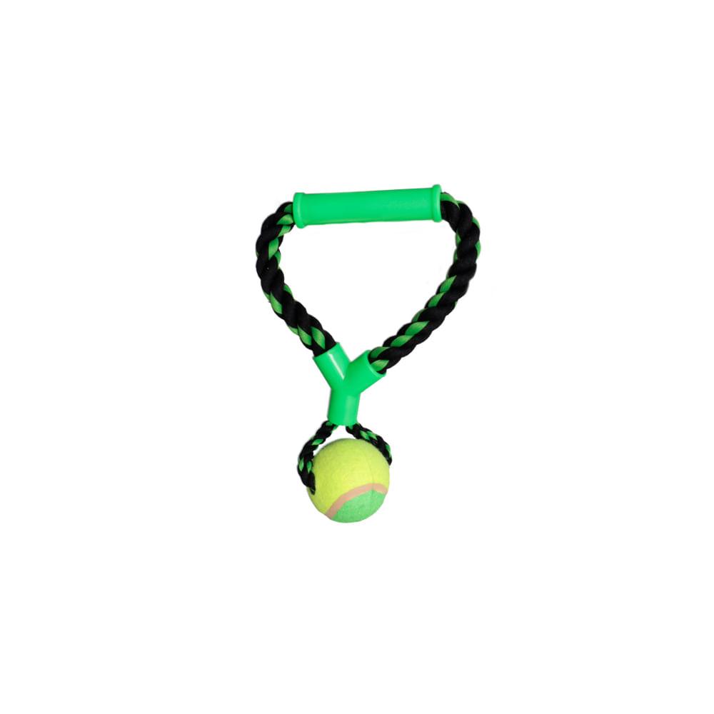 Brinquedo para Cachorro Corda com Bola de 25,5cm - Ringo - 2