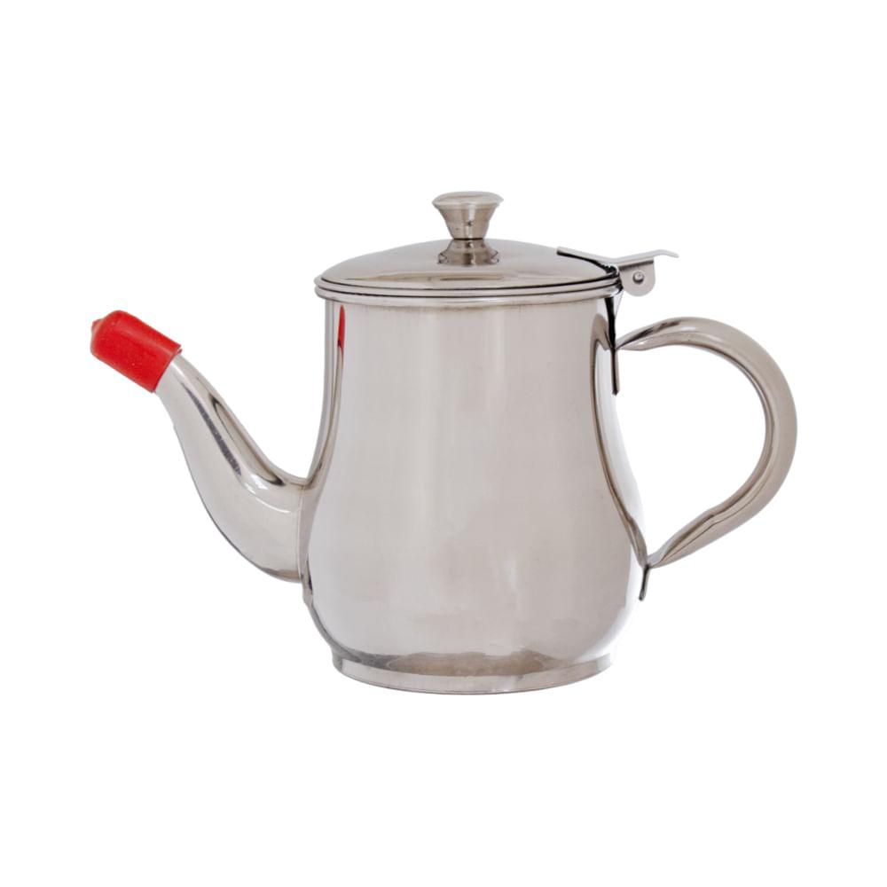 Bule de Aço Inoxidável com Filtro 400ml - Prático e Elegante - 1