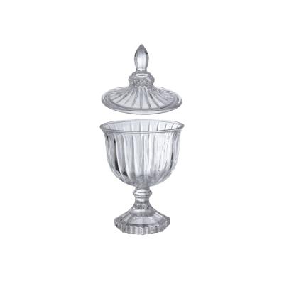 Vaso Decorativo de Vidro Meli de Dezenove Centímetros - Hauskraft
