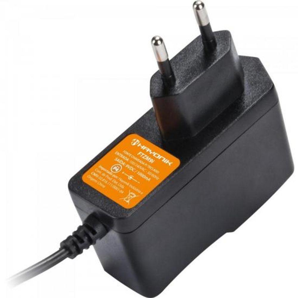 Fonte Chaveada Hayonik p/ Teclado FTZM9I Casio/Pedal 9VDC 1A P4 C- - 3