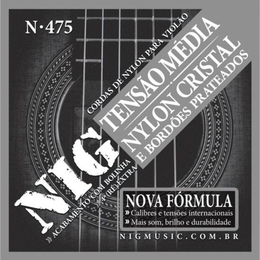 Encordoamento Para Violão Nylon .028 N475 NIG - 1