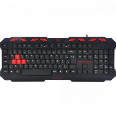 Teclado Gamer Fortrek Spider GK706 Preto/Vermelho