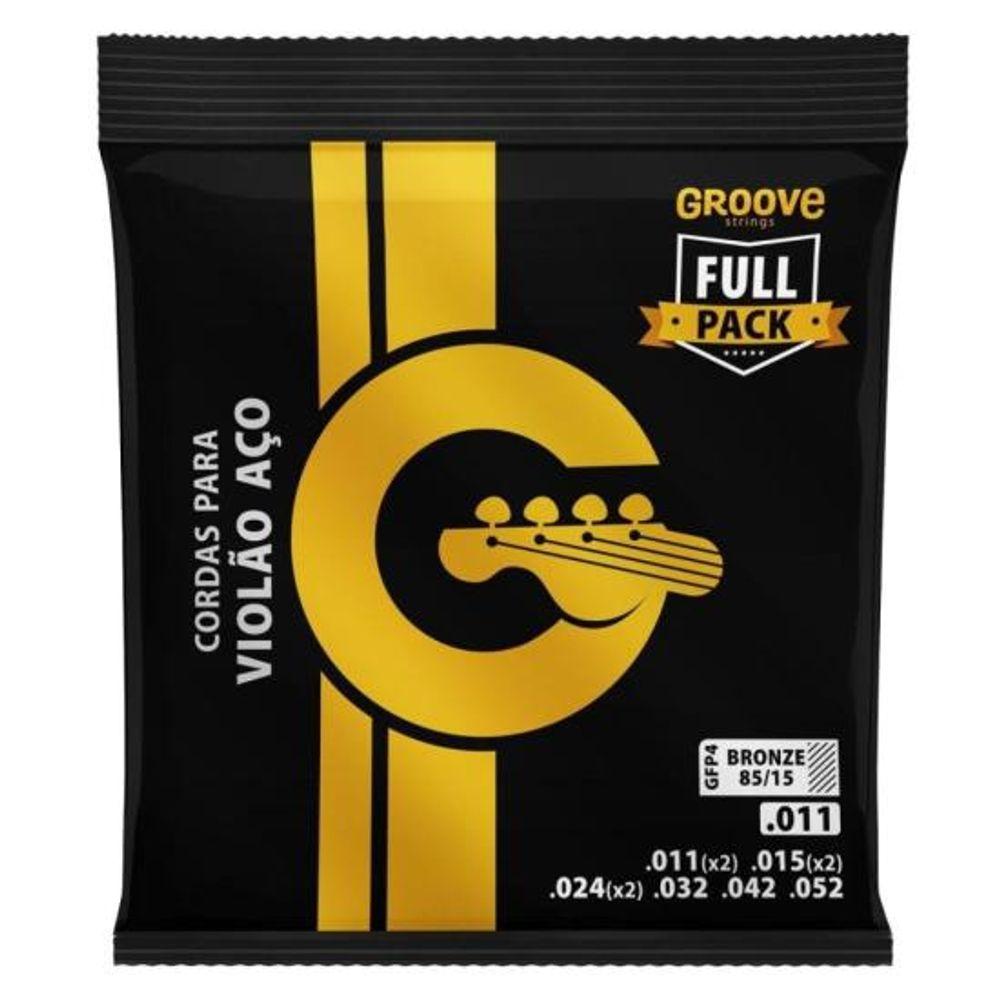 Encordoamento Para Violão Aço .011 Solez Groove GPF4 - 1