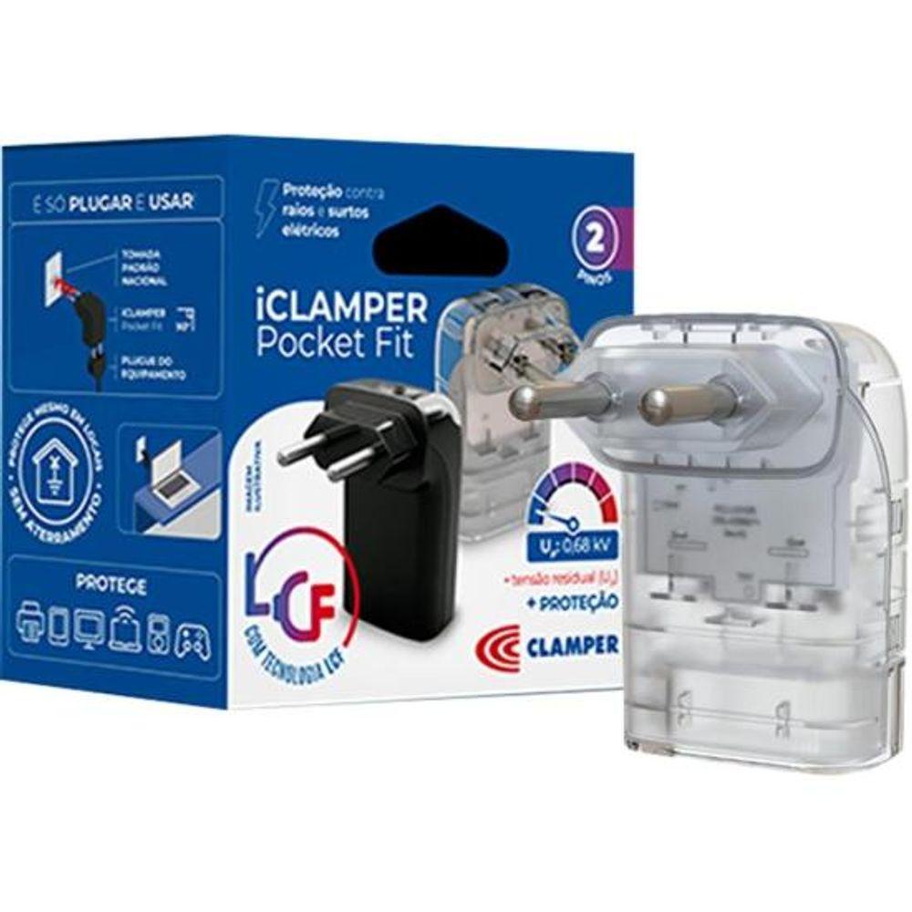 Protetor Contra Surtos DPS 2P 20A Pocket Fit Clamper Transparente - 7