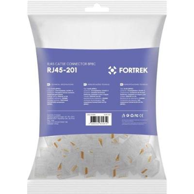 Conector Macho CAT5E RJ45 201 Fortrek FK 120EBLI / 100