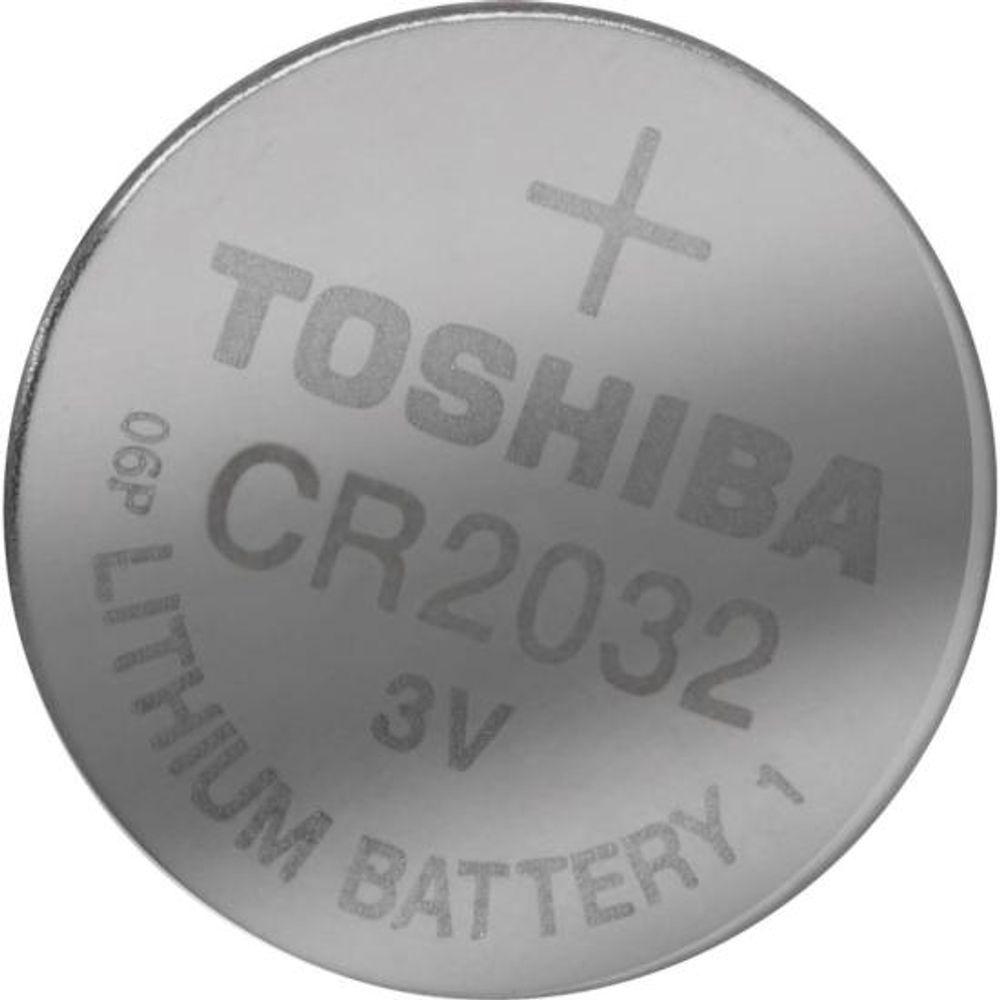 Pilha Moeda Lithium 3V CR2032 (Com5 Pilhas) Toshiba - 5