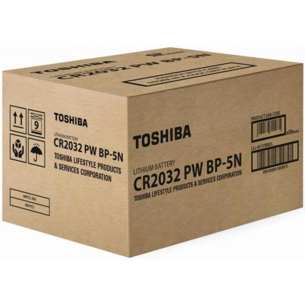 Pilha Moeda Lithium 3V CR2032 (Com5 Pilhas) Toshiba - 9
