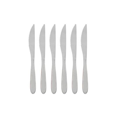 Faca de Mesa Toledo - Conjunto de 6 Peças de Aço Inoxidável