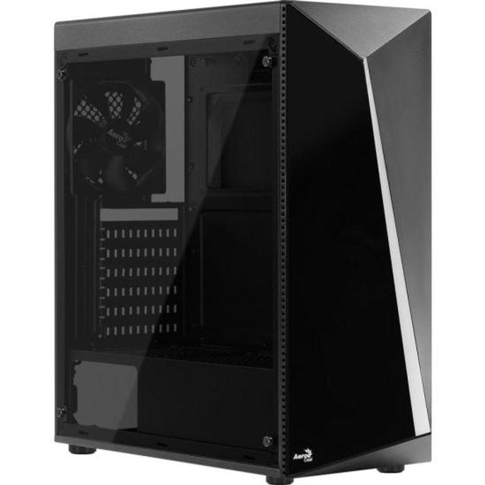 Gabinete Gamer Aerocool Shard Preto RGB Lateral Acrílico - 2