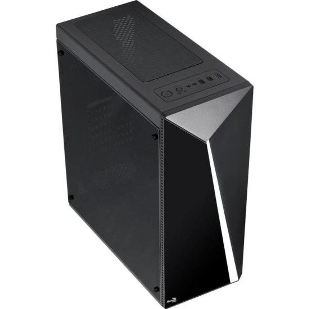 Gabinete Gamer Aerocool Shard Preto RGB Lateral Acrílico - 4