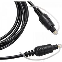 Cabo Fibra Ótica Para Áudio Toslink 2m Preto Storm - 1