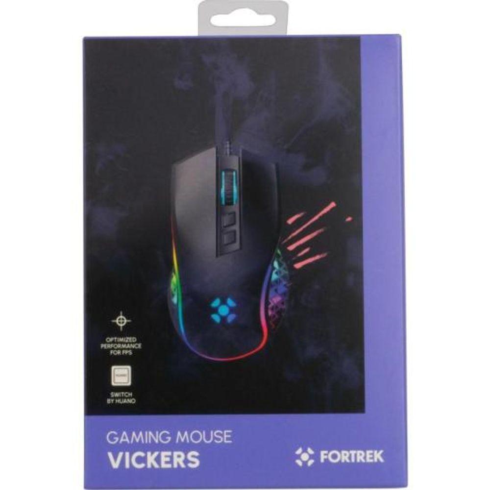 Mouse Gamer Fortrek Vickers New Edition 8000 Dpi RGB Preto - 4