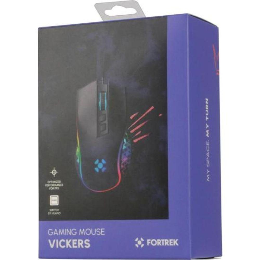 Mouse Gamer Fortrek Vickers New Edition 8000 Dpi RGB Preto - 6