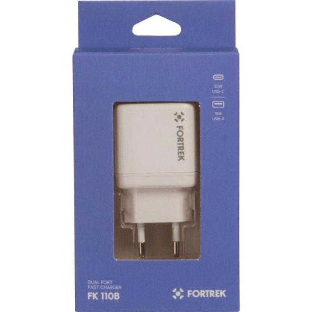 Carregador Universal DUAL USB-C e USB-A Fortrek FK 110B - 6