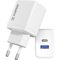Carregador Universal DUAL USB-C e USB-A Fortrek FK 110B - 1
