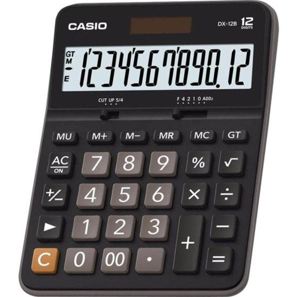 Calculadora de Mesa Casio DX-12B 12 Dígitos Preta - 1