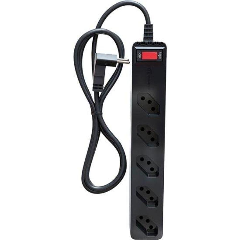 Filtro de Linha Com Proteção DPS 3P Energia 5 Clamper Preto - 1