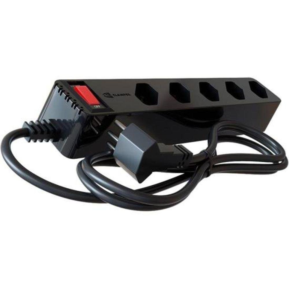 Filtro de Linha Com Proteção DPS 3P Energia 5 Clamper Preto - 5