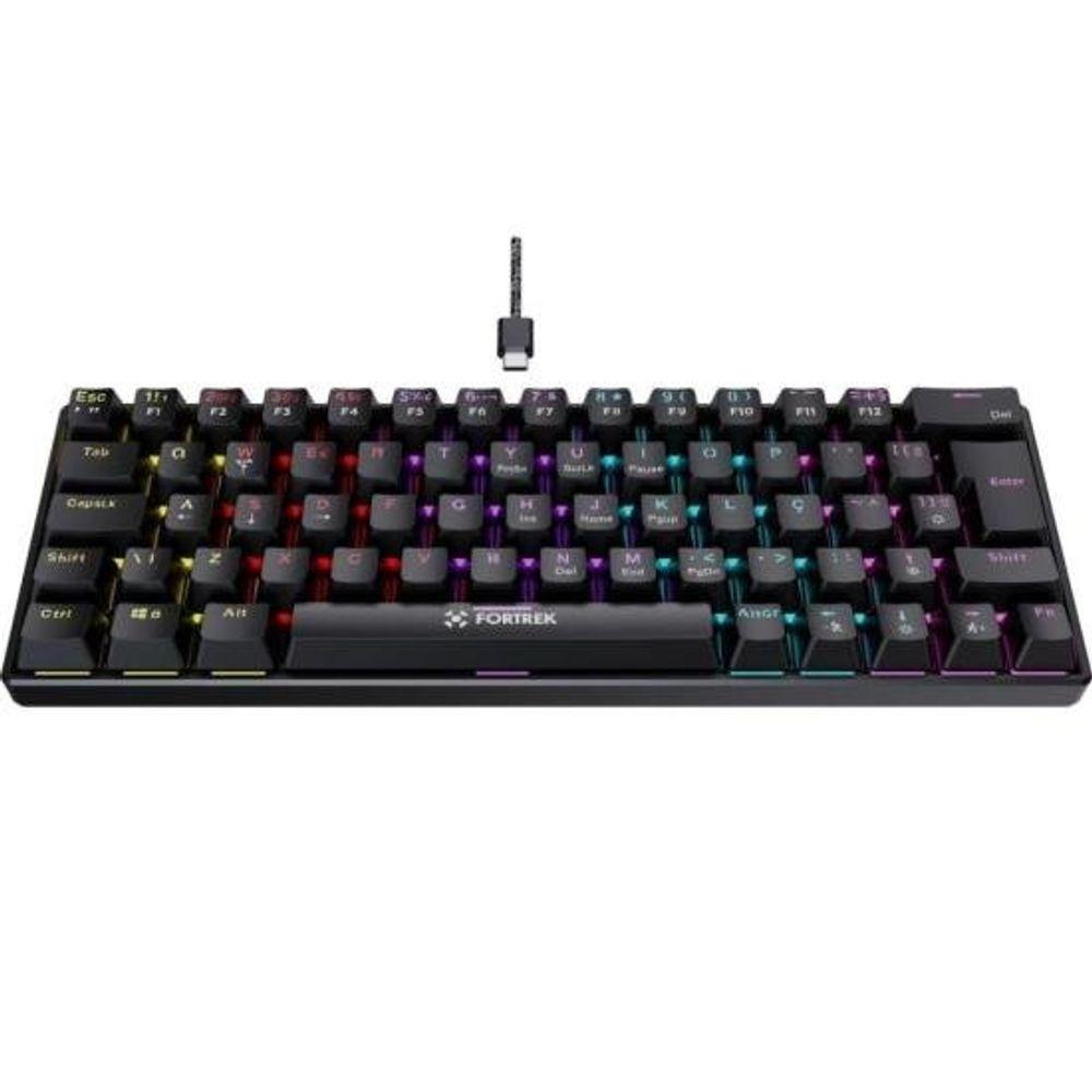 Teclado Gamer Mecânico Fortrek Gravity 65 Compact Switch Outemu Red - 1