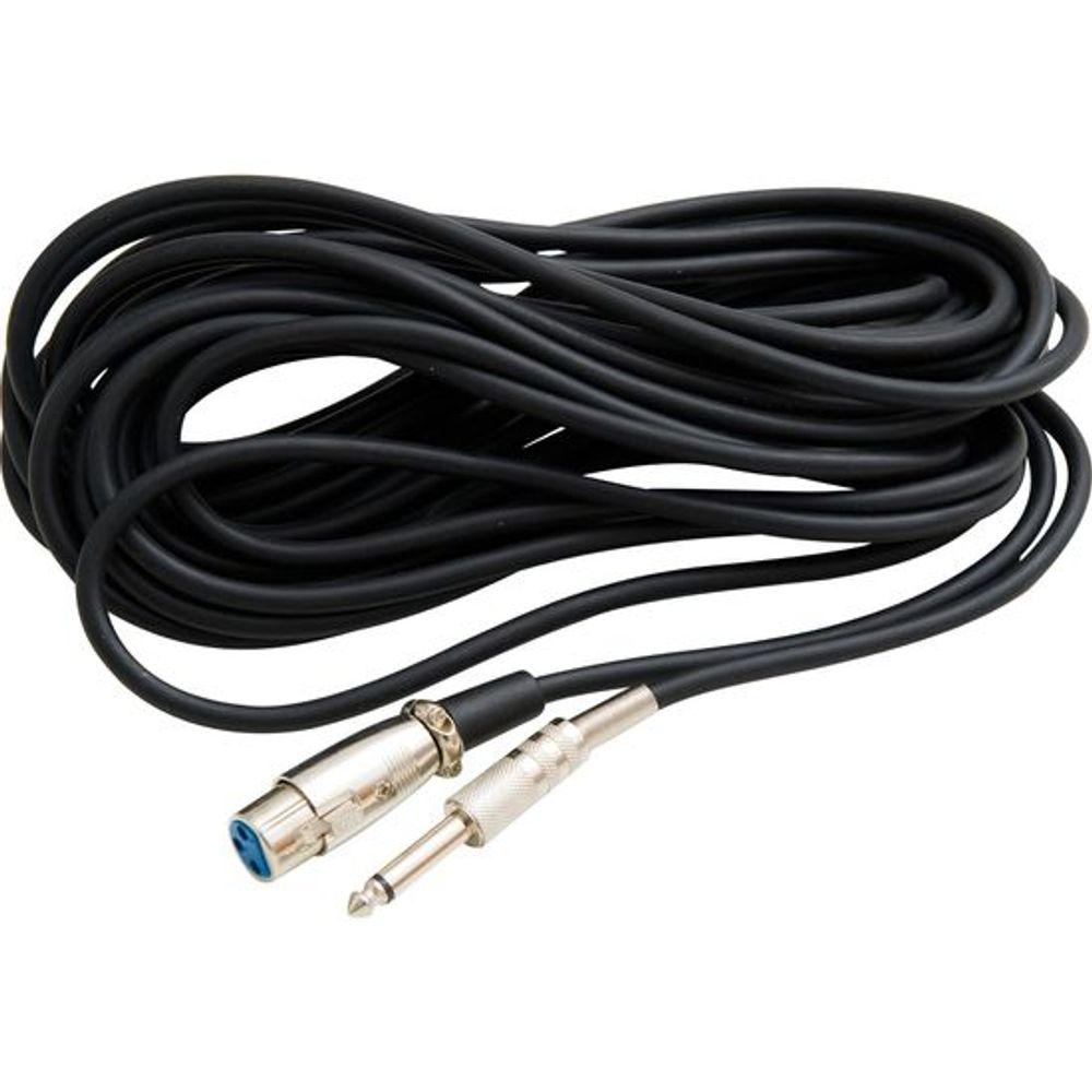 Cabo Para Instrumento XLR(F) x P10 5M CBMC0001 Preto Storm - 1