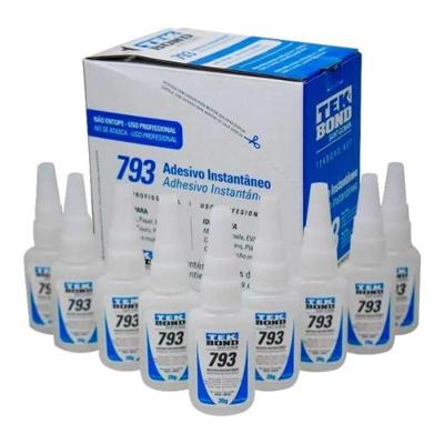 Adesivo Instantâneo 793 20g Caixa Com10 TEKBOND