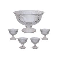 Centro de Mesa com Pé de Vidro 5 Peças Hauskraft - 1