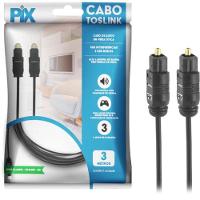 Cabo Óptico Toslink Básic 3m Pix - 1