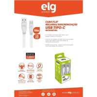 Cabo USB Tipo C TCUSBE 1,25m Branco ELG - 7