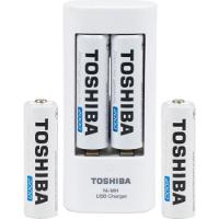 Carregador de Pilha USB TNHC-6GME4 CB (Com4 Pilhas AA 2000 MAh) Toshiba - 8