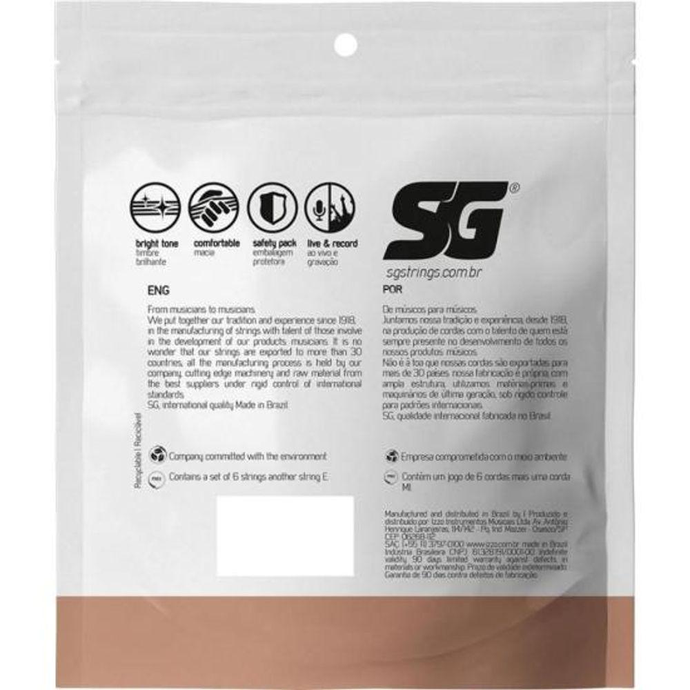 Encordoamento Para Violão Nylon .029 Heavy Com Bolinha SG - 2