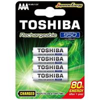 Pilha Recarregável AAA 1,2V 950mAh TNH03GAE (Com4 Pilhas) Toshiba - 1