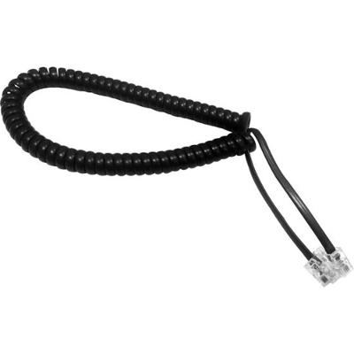 Extensor Para Telefone RJ11 4 Vias Espiral 2m Preto Storm pacote Com 10