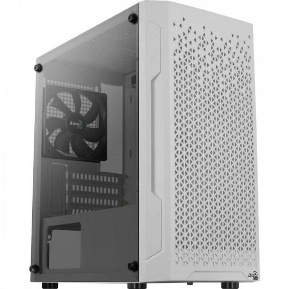 Gabinete Gamer Aerocool Trinity Mini Branco Lateral Vidro - 4